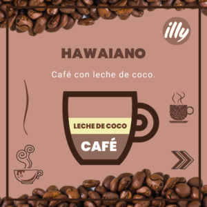 ¿Cómo hacer café de 20 maneras diferentes? 19 como hacer cafe con leche de coco, cafe hawaiano