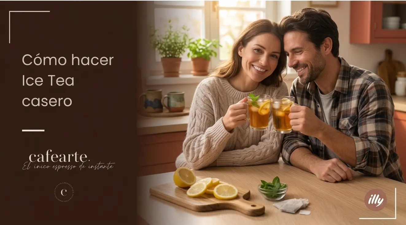 como hacer ice tea casero con cafearte